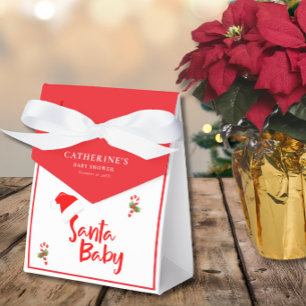 Santa Baby Winter Baby Shower Geschenkschachtel