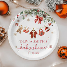 Santa Baby Winter Christmas Baby Shower