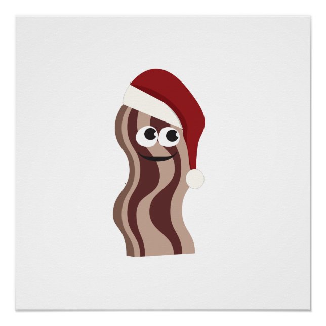 Santa Bacon Poster (Vorderseite)