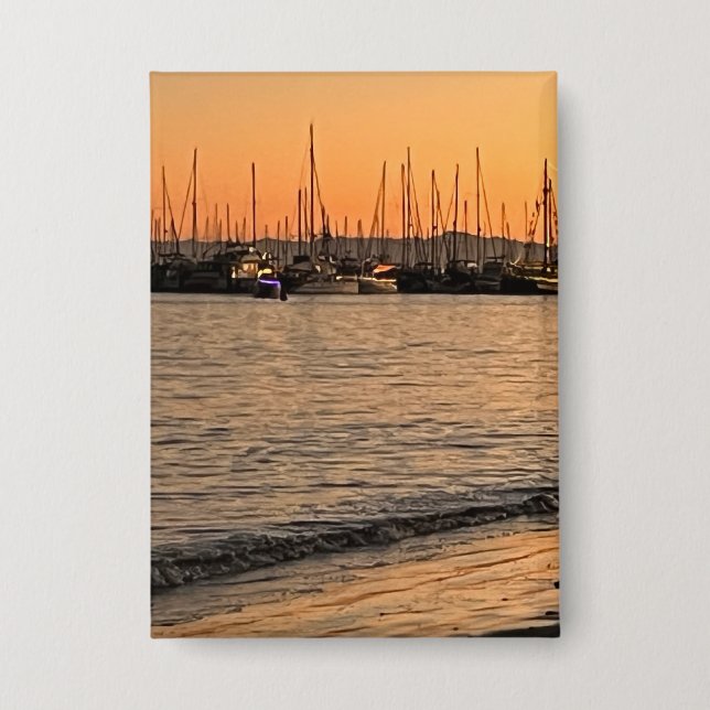 Santa Barbara at Sunset Button (Vorderseite)