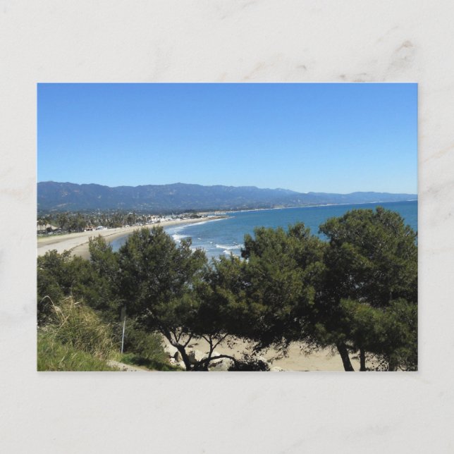 Santa Barbara atmen Postkarte (Vorderseite)