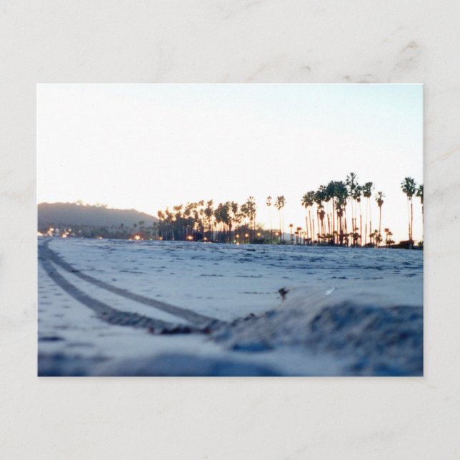 Santa Barbara Beach Postkarte (Vorderseite)