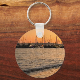 Santa Barbara bei Sonnenuntergang Schlüsselanhänger
