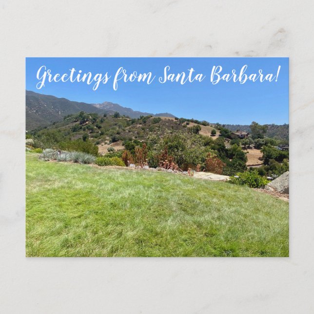 Santa Barbara Botanic Garden Postkarte (Vorderseite)