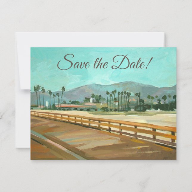 Santa Barbara, CA - Invitation du quai Stearns (Devant)