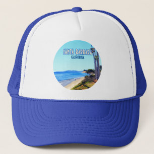 Santa Barbara California Butterfly Beach Montecito Truckerkappe