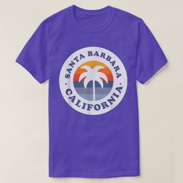 Santa Barbara California CA Beach Vacation Souveni T-Shirt (Design vorne)