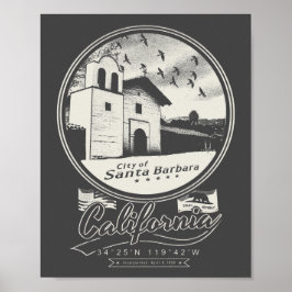 SANTA BARBARA CALIFORNIA POSTER