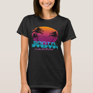 Santa Barbara California Retro 80er Premium T-Shirt