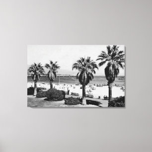 Santa Barbara, CAweststrand-Ansicht-Fotografie Leinwanddruck