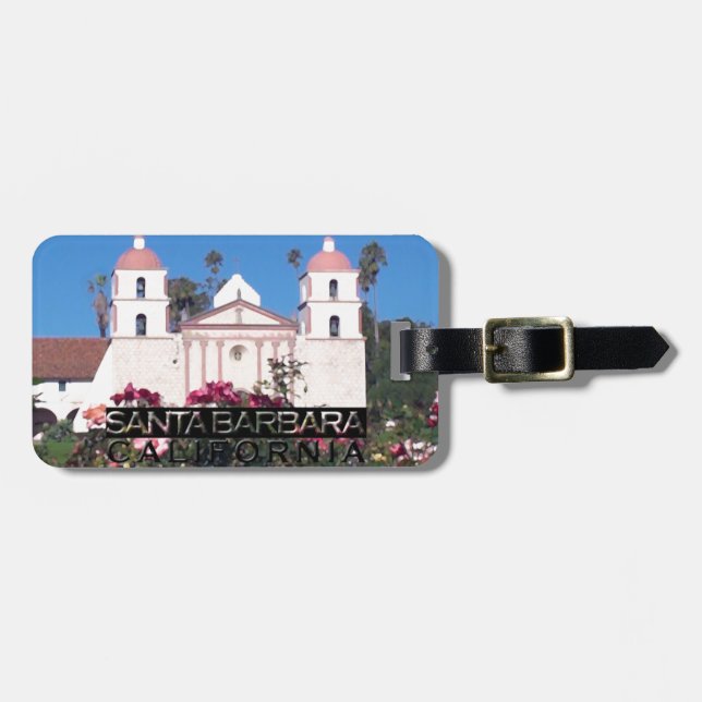 Santa Barbara Gepäckanhänger (Vorderseite horizontal)