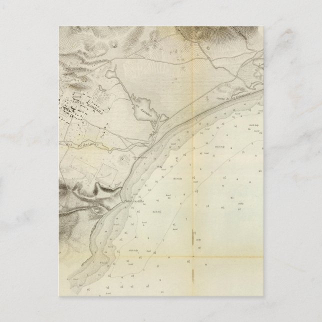 Santa Barbara, Kalif Postkarte (Vorderseite)