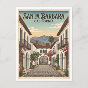 Santa Barbara Kalifornien Postkarte