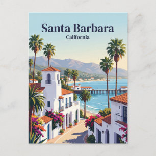 Santa Barbara, Kalifornien Postkarte