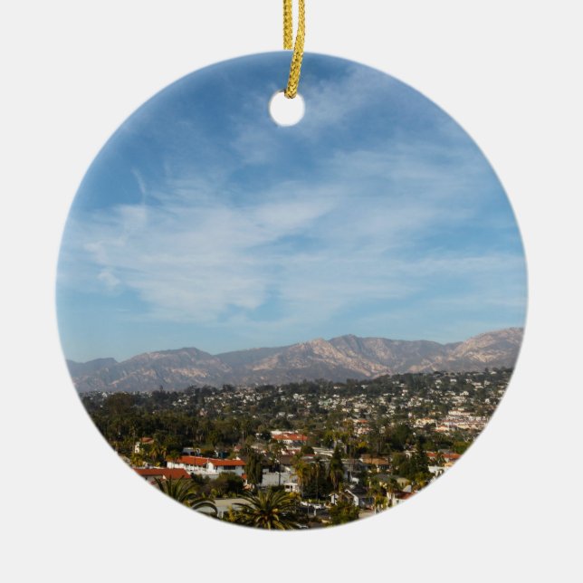 Santa Barbara Keramikornament (Vorne)