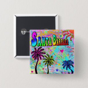 Santa Barbara Lebendige Romantik-Taste Button