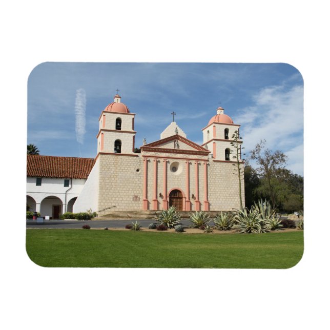 Santa Barbara Spanische Mission, Kalifornien Magnet (Horizontal)