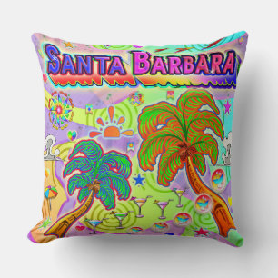 Santa Barbara Urlaub Zielkissen Kissen