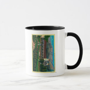 Santa Barbaraauftrag und -boden Tasse