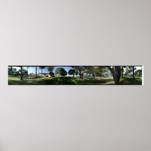 Santa- Barbarapanorama Pershing Park Poster