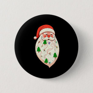 Santa Bart Skiurlaub Weihnachten Ski Xmas Urlaub S Button