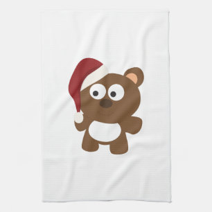 Santa Bear Geschirrtuch