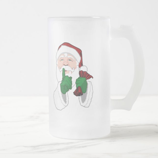 Santa Beer Tasse Weihnachten Weihnachtsfeier (Rechts)