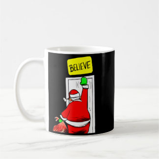 Santa Believe Weihnachten Kaffeetasse