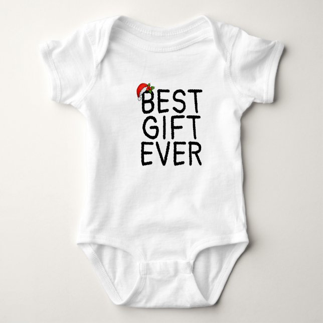 Santa Best Geschenk je Baby Bodysuit Strampler (Vorderseite)