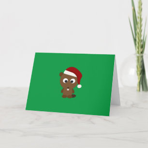 Santa Biber Feiertagskarte