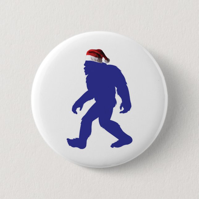 Santa-Bigfoot Button (Vorderseite)