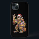 Santa Bigfoot Christmas Lights Rock Funny Case-Mate iPhone Hülle<br><div class="desc">Santa Bigfoot Christmas Lights Rock Funny Sasquatch Glaube</div>
