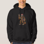 Santa Bigfoot Christmas Lights Rock Funny Hoodie<br><div class="desc">Santa Bigfoot Christmas Lights Rock Funny Sasquatch Glaube</div>