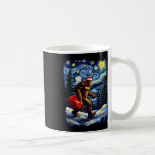 Santa Bigfoot Weihnachten Lustig Sasquatch Glaube  Kaffeetasse