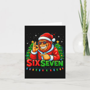 Santa Bigfoot Weihnachten Sasquatch 67 Lustiges Me Karte