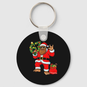 Santa Bigfoot Weihnachtsbaum Sasquatch 67 Sechs Si Schlüsselanhänger