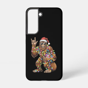 Santa Bigfoot Weihnachtslichter Rock Lustig Samsung Galaxy Hülle