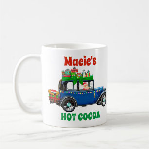 Santa Blaue Auto Weihnachtsgeschenke Heiße Schokol Kaffeetasse
