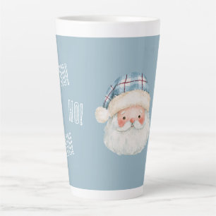 Santa Blaue Mütze Ho! Ho! Ho! Weihnachten Milchtasse