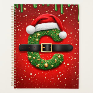 Santa Brief C Mit Weihnachtskranz Dekor 🎁 Planer