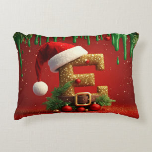 Santa-Brief E-Gürtel Kiefer und Winterdekorationen Dekokissen