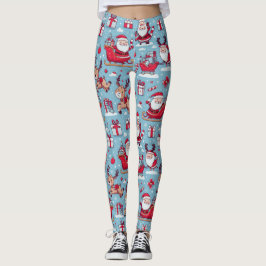 Santa Bring Show Leggings