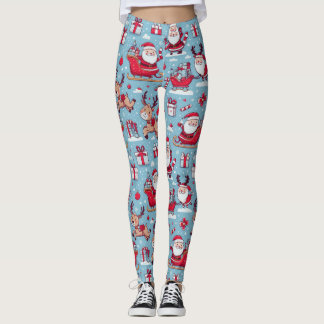 Santa Bring Show Leggings