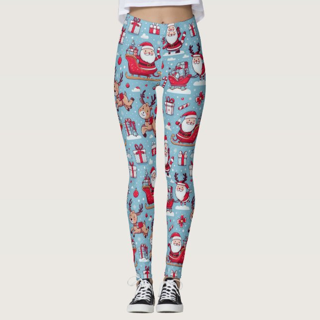 Santa Bring Show Leggings (Vorderseite)