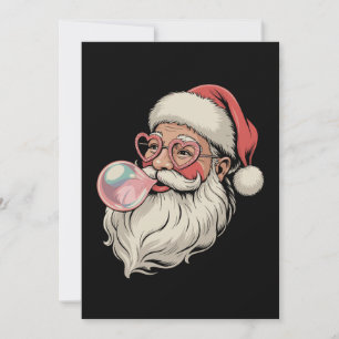 Santa Bubble Gum Rosa Sonnenbrille Weihnachten Xma