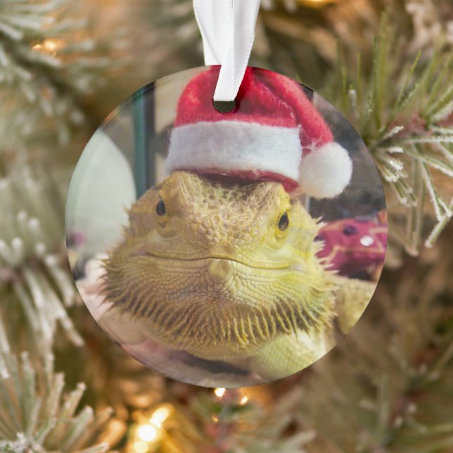 Santa Bubbs Acrylschmuck Ornament (Baum)