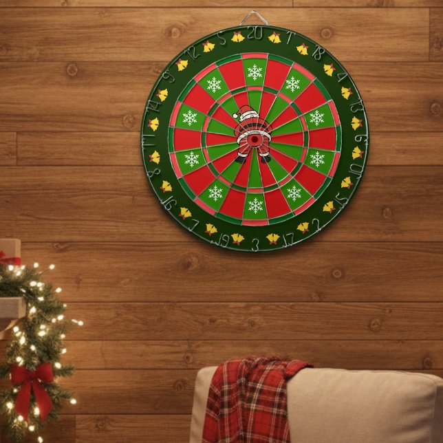 Santa Bullseye Christmas Dartscheibe (Von Creator hochgeladen)