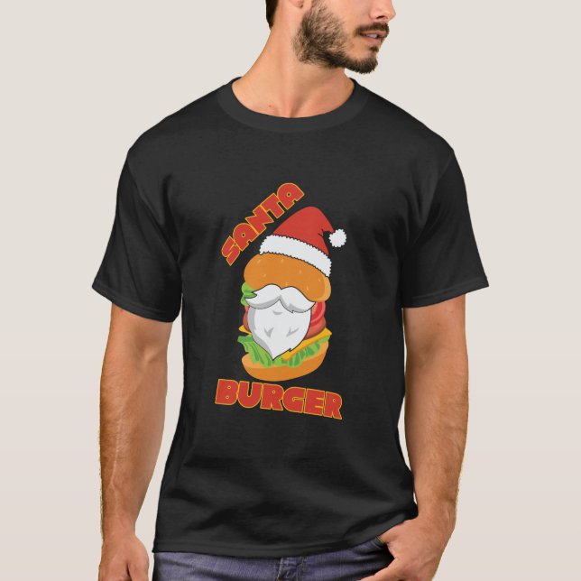 Santa Burger T-Shirt (Vorderseite)