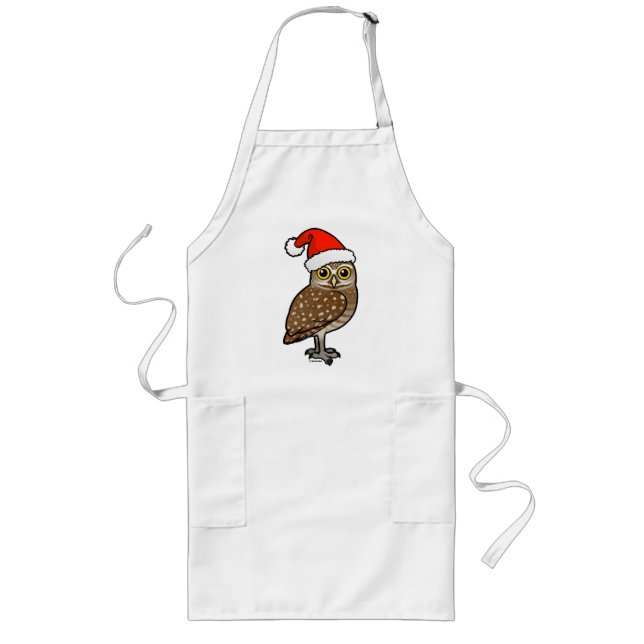 Santa Burrowing Owl Lange Schürze (Vorne)
