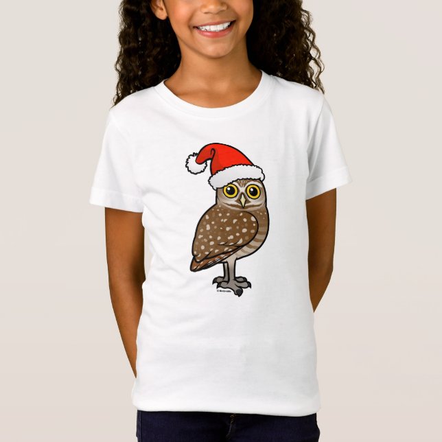 Santa Burrowing Owl T-Shirt (Vorderseite)